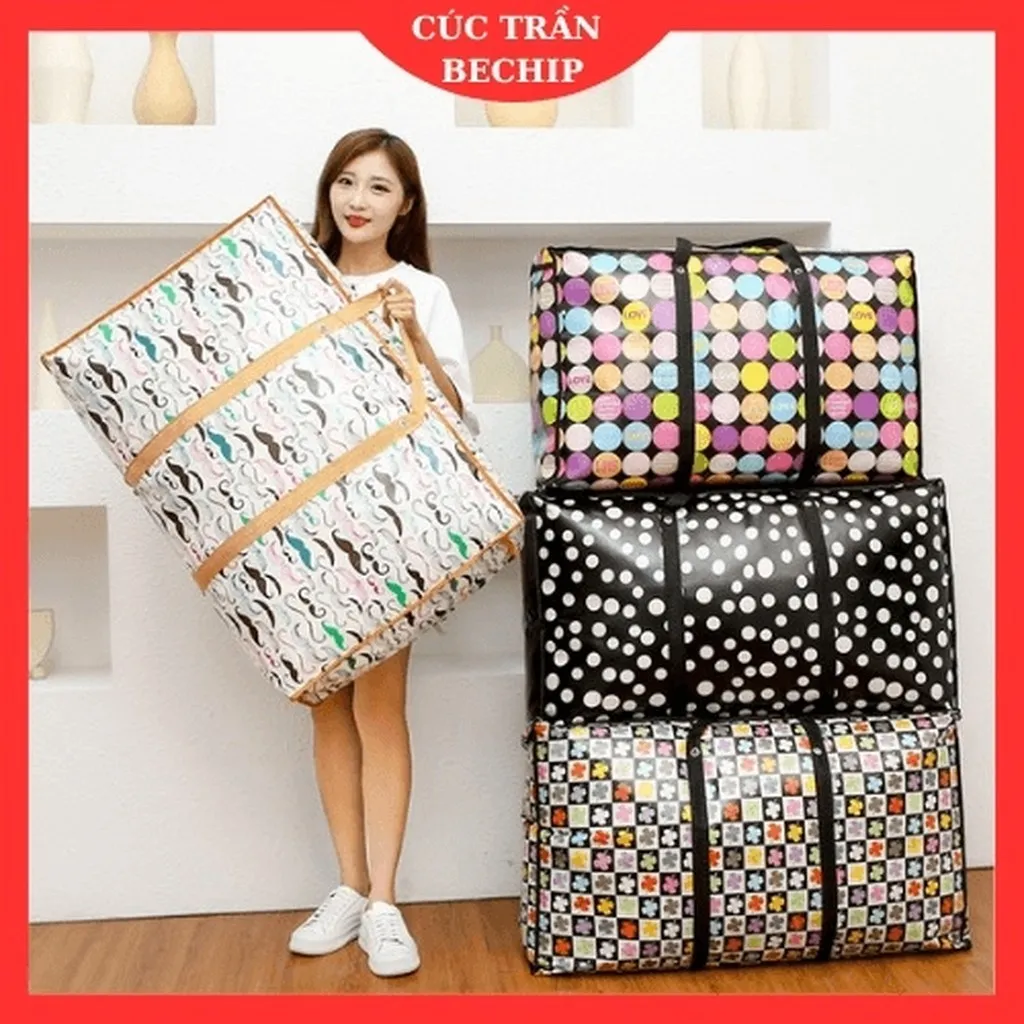 Túi Bạt Cỡ Lớn Đa Năng Chống Thấm Nước 80x60x22 Cm Ctb20 - Bechip