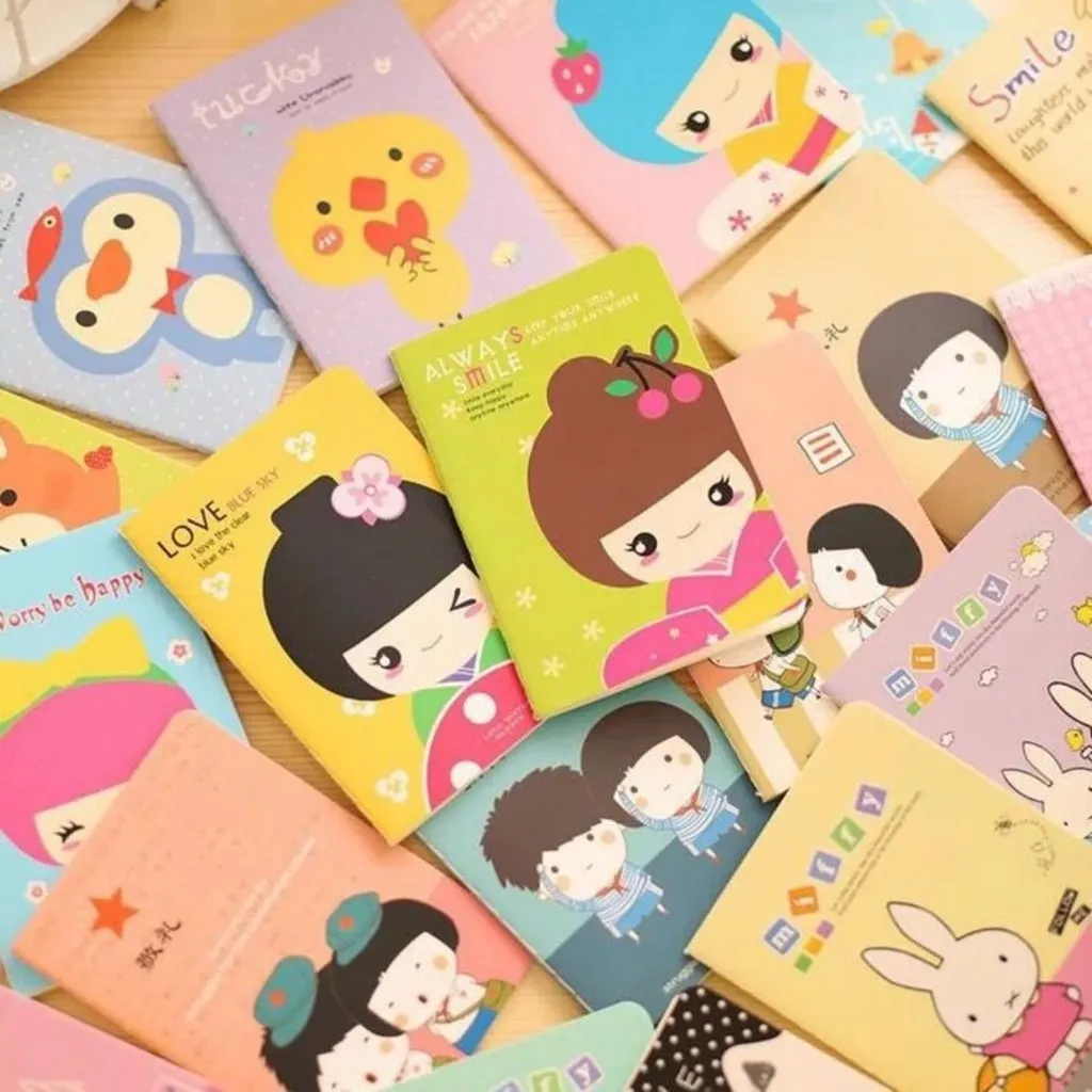 Alternative view of Sổ Tay Sổ Ghi Chép Mini Hàn Quốc Hoạt Hình Cute - Su