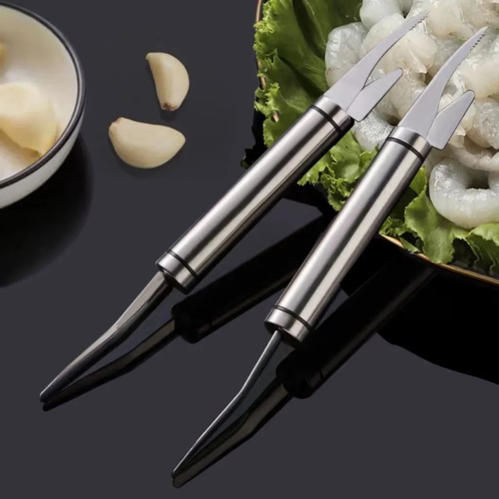 Alternative view of Dụng Cụ Lột Bóc Vỏ Tôm, Lấy Chỉ Tôm, Làm Lòng Gà, Đánh Vảy Cá Đa Năng - Su