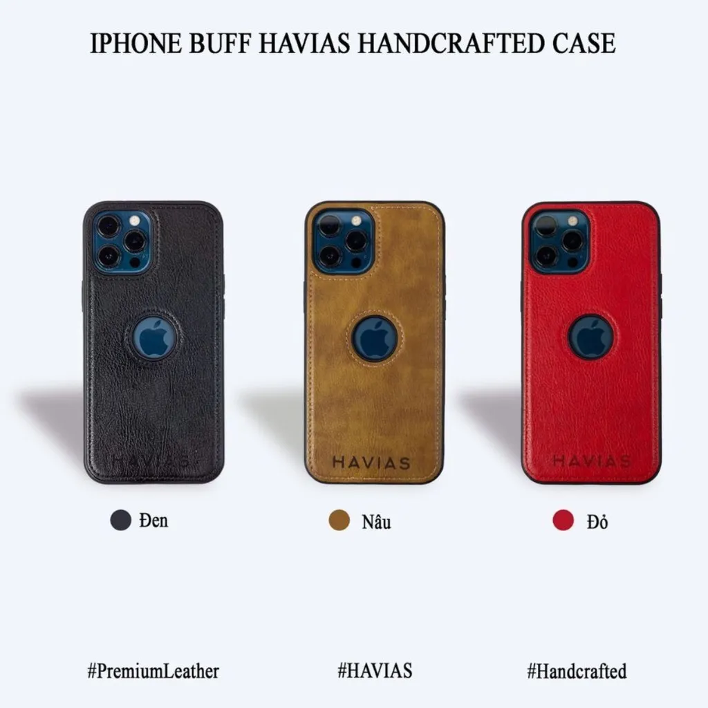 Ốp Lưng Da Iphone Buff - Havias