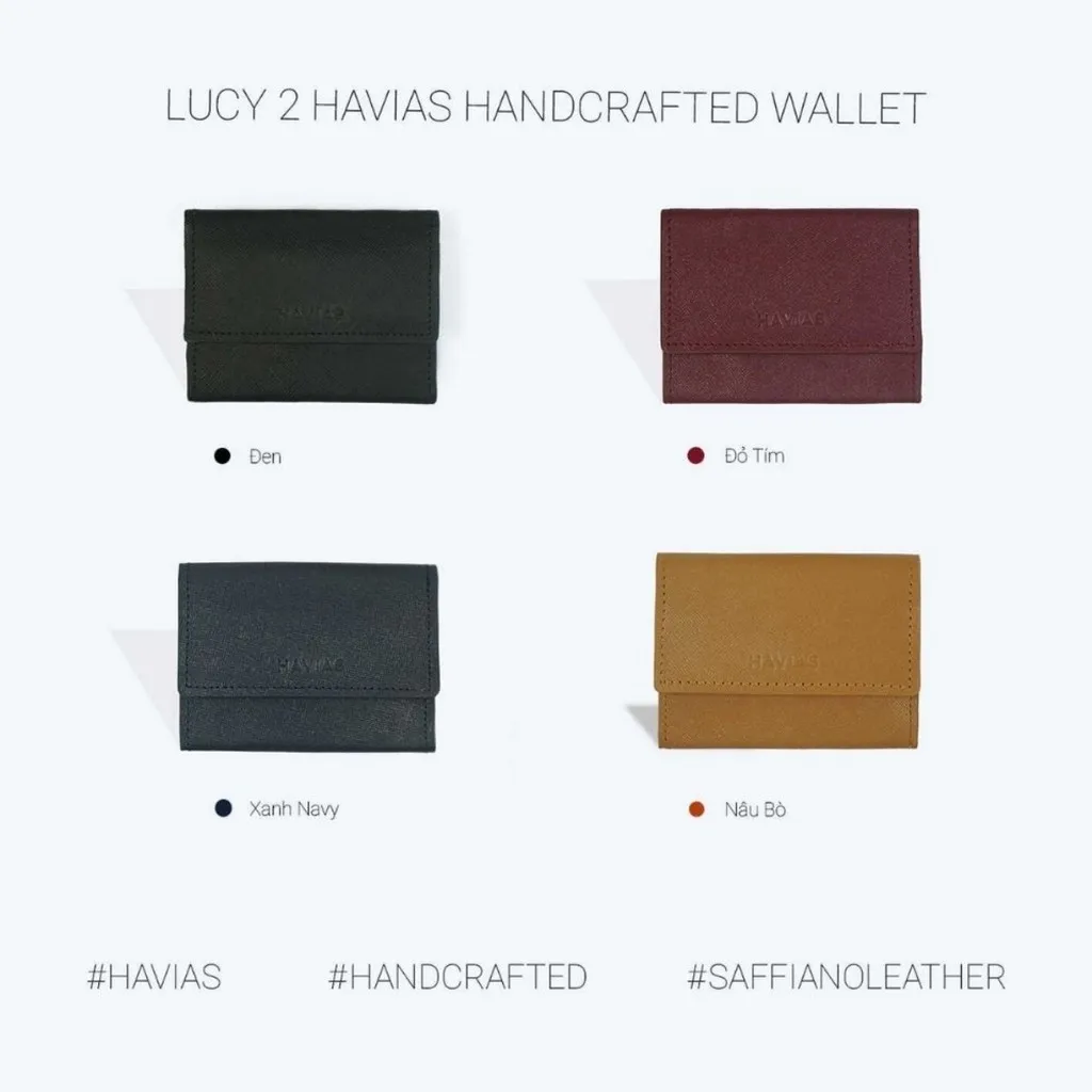 Alternative view of Ví Da Mini Cúc Bấm Lucy2 - Havias