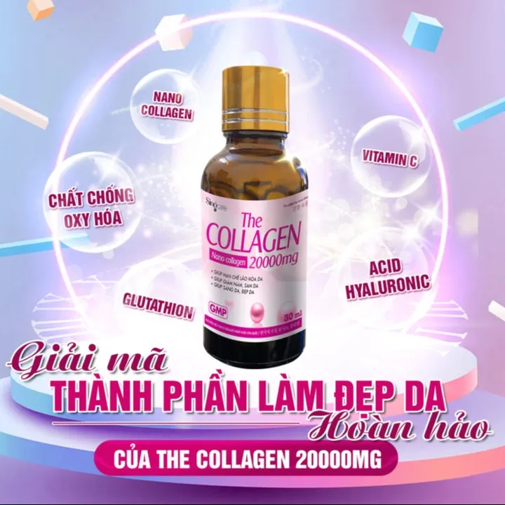Combo 2 Hộp The Collagen 20000mg Giảm Nám Da,sạm Da, Chống Lão Hóa,sáng Da, Đẹp Da - Singcare