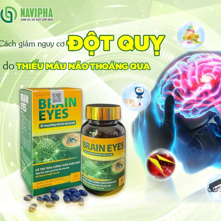 Alternative view of Combo 2 Hộp Viên Uống Bổ Sung Dưỡng Chất Cho Não Và Mắt,cải Thiện Thị Lực,tăng Cường Tuần Hoàn Não Brain Eyes 60 Viên - Singcare