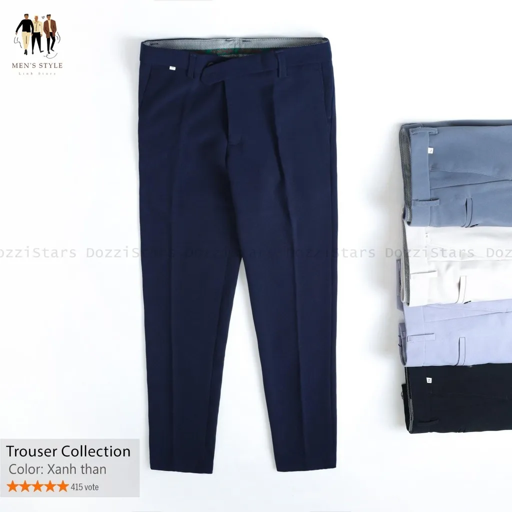 Alternative view of Quần Âu Nam Vải Tuyết Mưa - Men's Style
