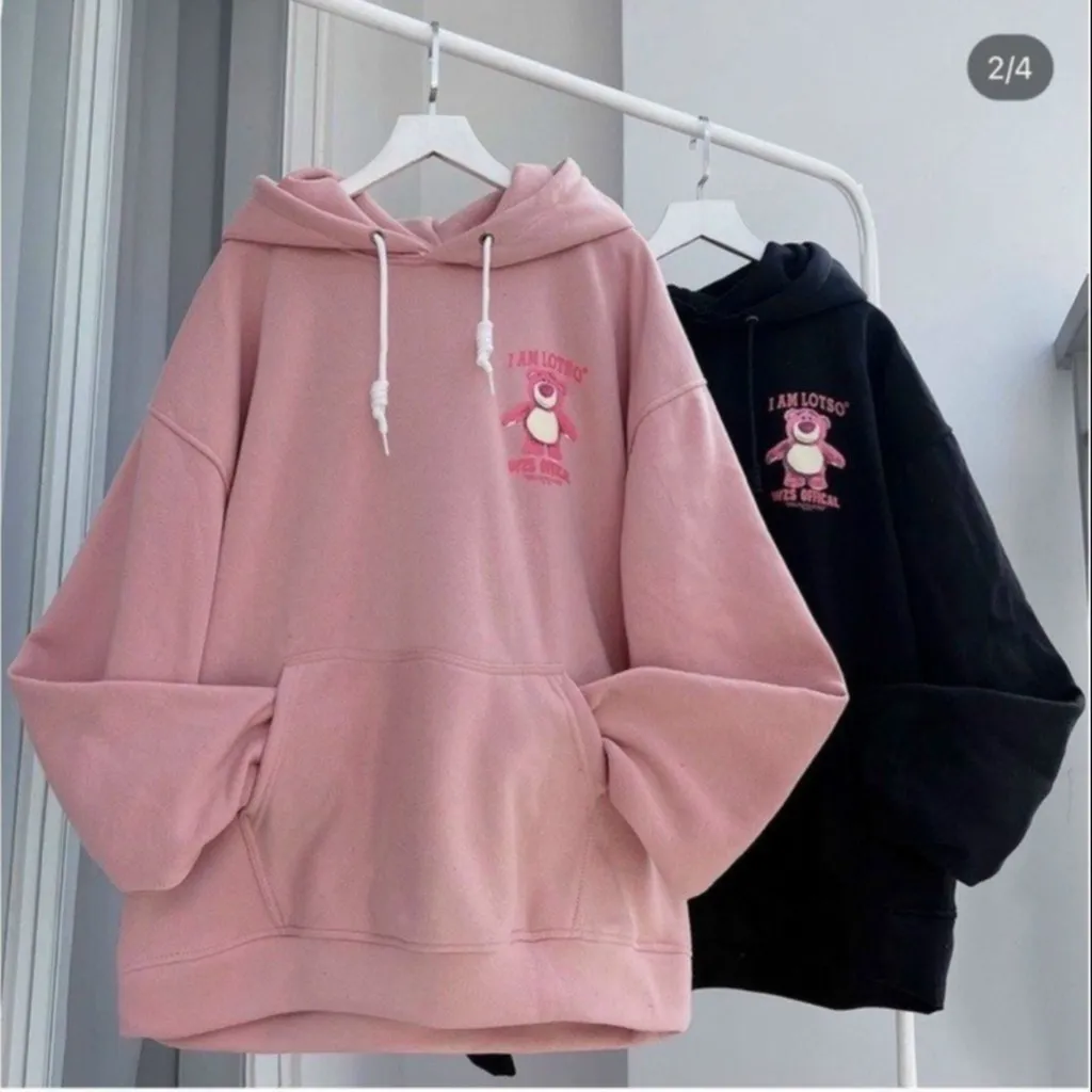 Áo Hoodie Chất Nỉ Ngoại In Hình Gấu I Am Lotso Sành Điệu - Golden Dream