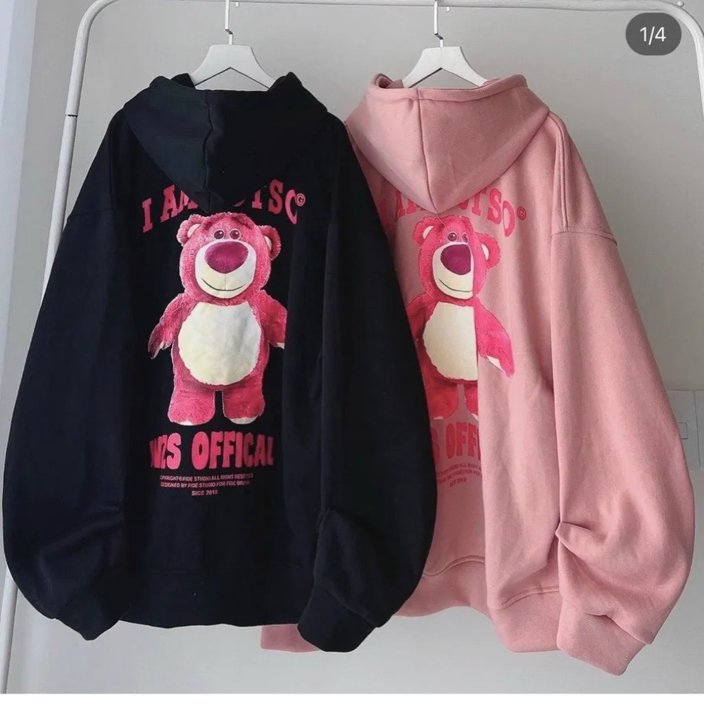 Alternative view of Áo Hoodie Chất Nỉ Ngoại In Hình Gấu I Am Lotso Sành Điệu - Golden Dream