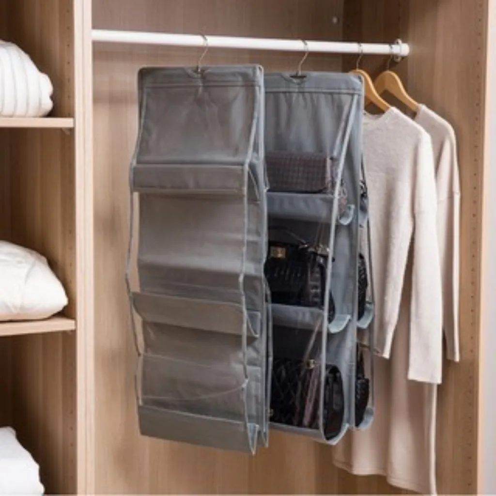 Alternative view of Túi Đựng Giỏ Xách 6 Ngăn 3 Tầng Có Móc Treo Tiện Lợi, Tiết Kiệm Diện Tích - Dmastore