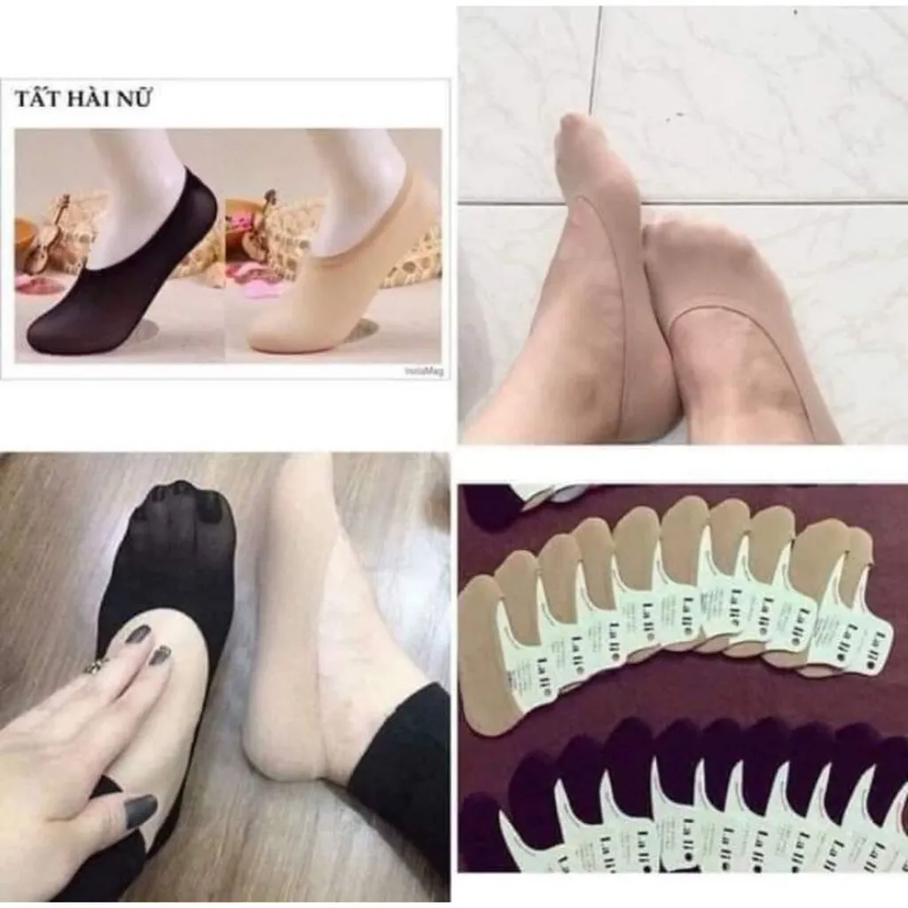 Alternative view of Combo 10 Đôi Tất Chống Trơn Trượt Hàn Quốc, Tất Hài Lali Cao Cấp - Dma Store
