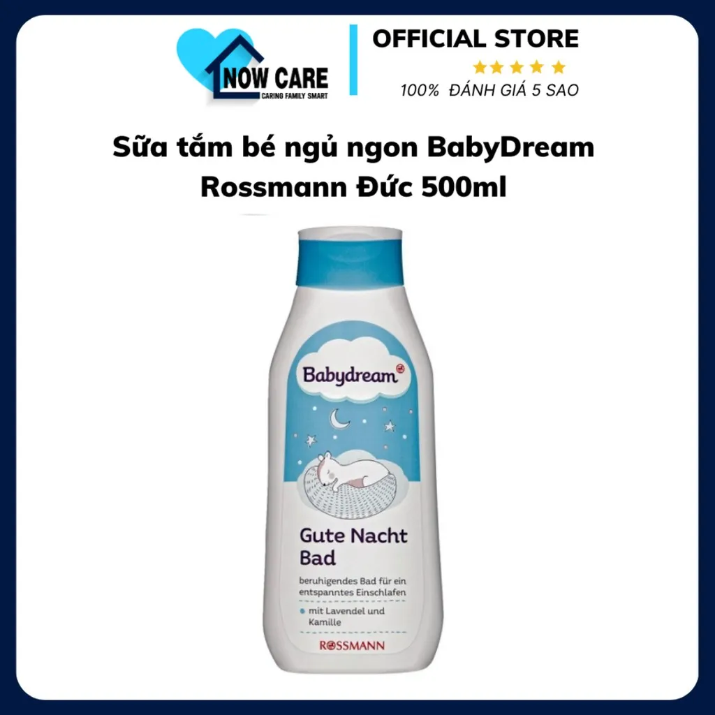 Sữa Tắm Bé Ngủ Ngon Rossmann Đức 500ml - Babydream