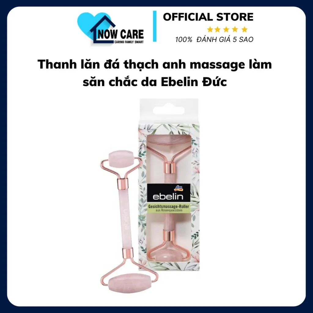 Cây Lăn Đá Thạch Anh Massage Làm Săn Chắc Da - Ebelin