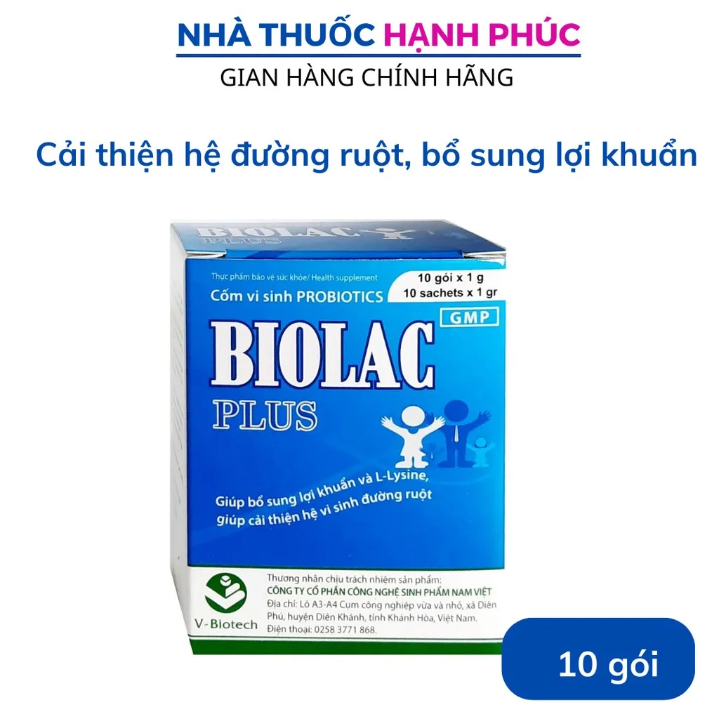 Cốm Vi Sinh Probiotics Biolac Plus - Nam Việt