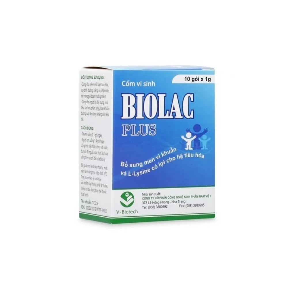 Alternative view of Cốm Vi Sinh Probiotics Biolac Plus - Nam Việt