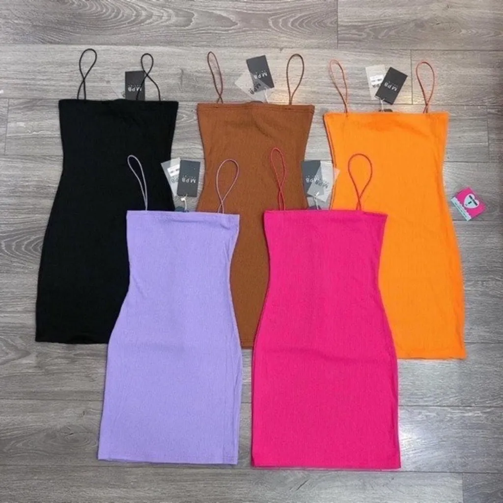 Alternative view of Đầm Body Rip 2 Dây Bún - Lê Phương Boutique