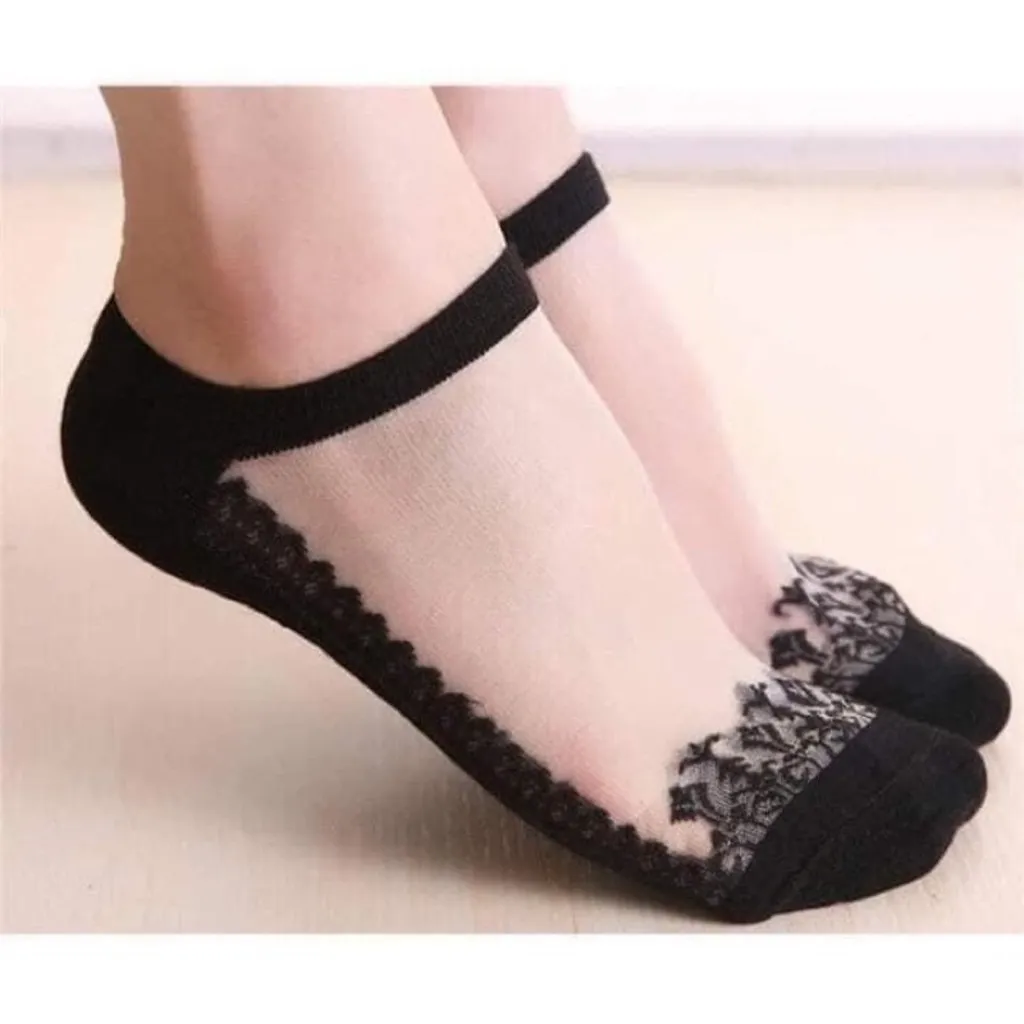 Combo 10 Đôi Tất Công Chúa Phối Ren Điệu Đà - Dmastore