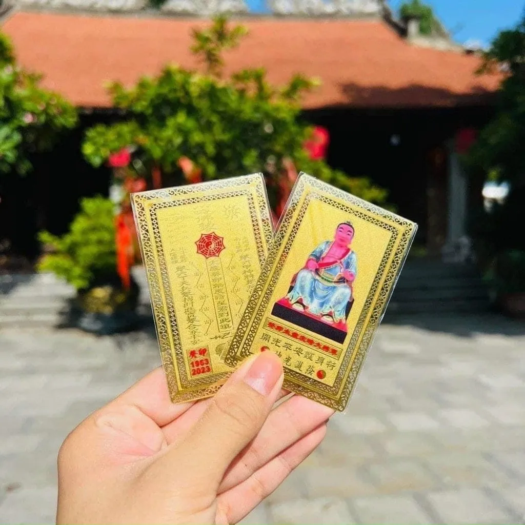 Linh Phù Thẻ Nhôm Thái Tuế Giải Hạn Tam Tai Đã Trì Trú - Thắng Giang
