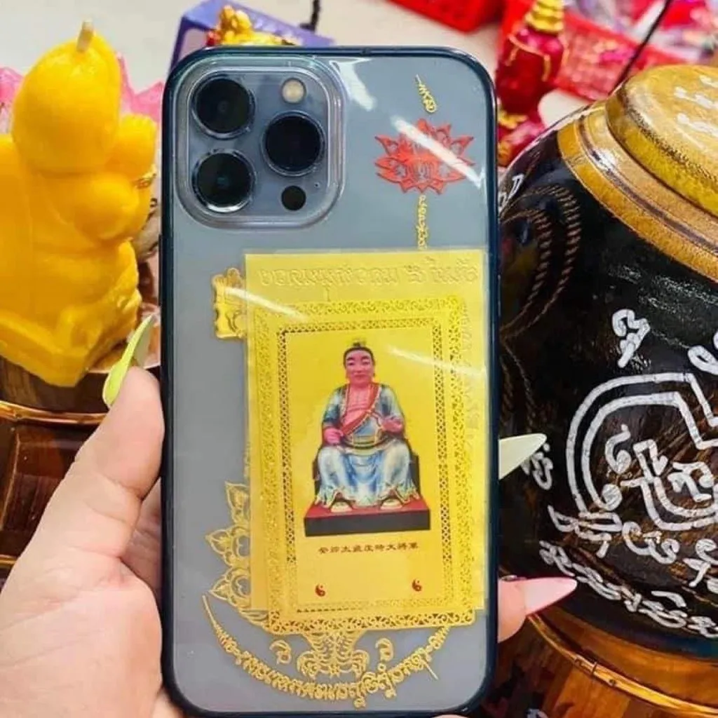 Alternative view of Linh Phù Thẻ Nhôm Thái Tuế Giải Hạn Tam Tai Đã Trì Trú - Thắng Giang