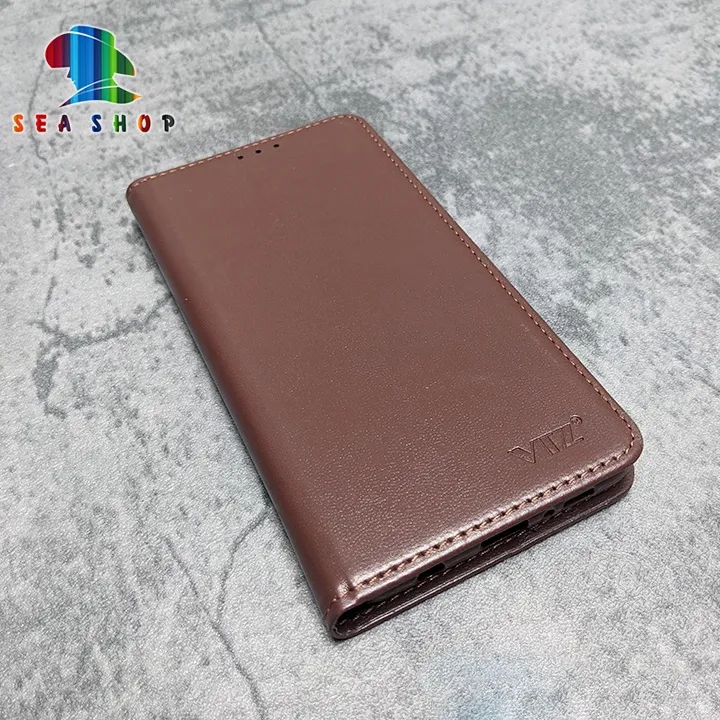 Alternative view of Bao Da Oppo A73 Dạng Ví, Có Ngăn Cài Thẻ Tiền, Thiết Kế Nắp Gập 2 Mặt - Sea Shop