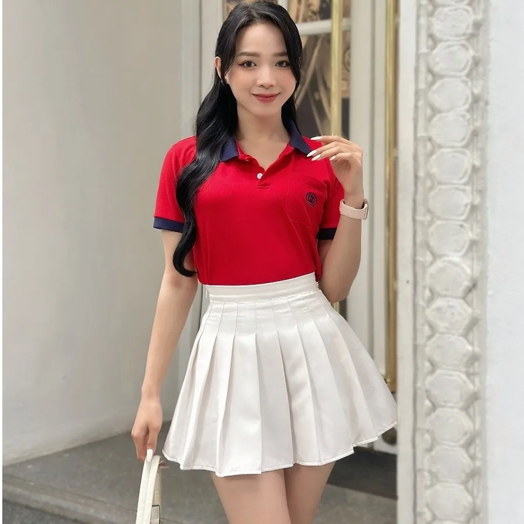 Alternative view of Áo Polo Nữ Phối Túi Ngực - Chipxinhxk