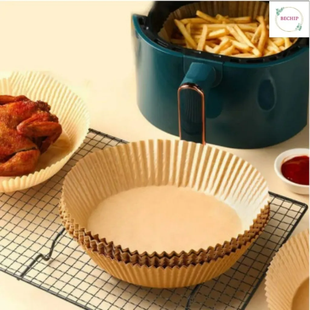 Alternative view of Set 50 Giấy Nến Lót Nồi Chiên Không Dầu Dạng Khay Tiện Lợi Ctb39- Bechip