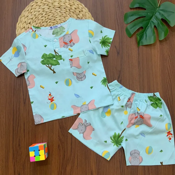 Alternative view of Bộ Đồ Mặc Nhà Mùa Hè Cho Bé Trai Chất Liệu Kate Cotton Hàn Thoáng Mát - Zinpro