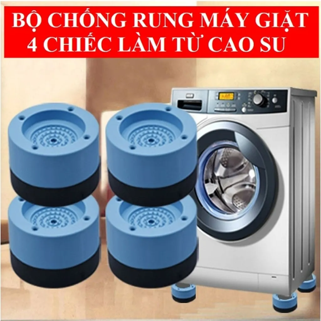 Bộ 04 Chân Đế Cao Su Chống Rung Máy Giặt Ctb48 - Bechip