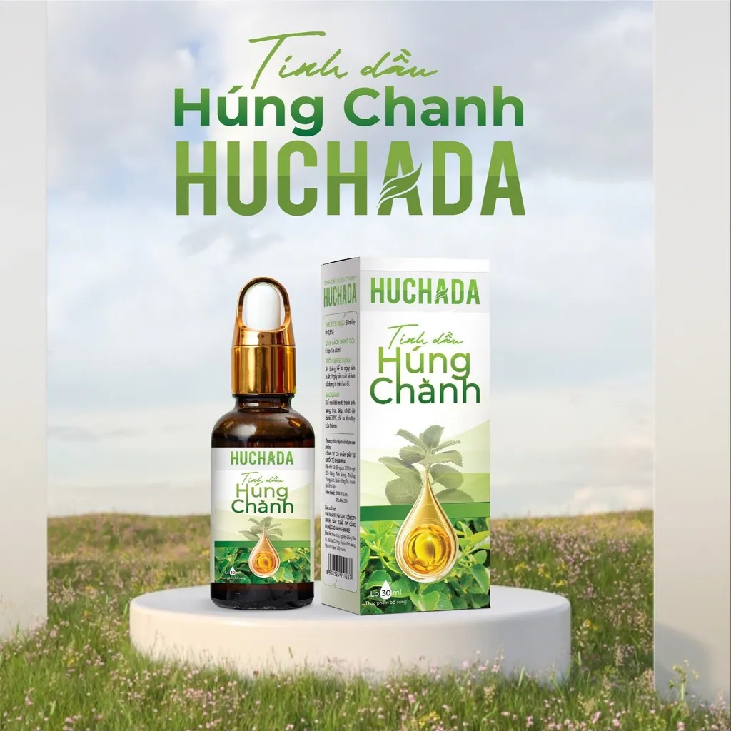 Tinh Dầu Húng Chanh Huchada 30ml - Bdcare