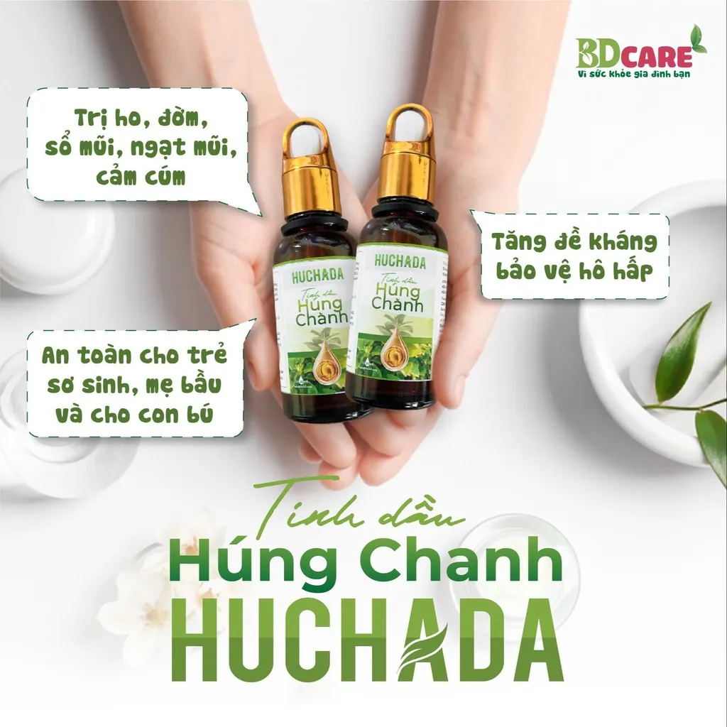 Alternative view of Tinh Dầu Húng Chanh Huchada 30ml - Bdcare
