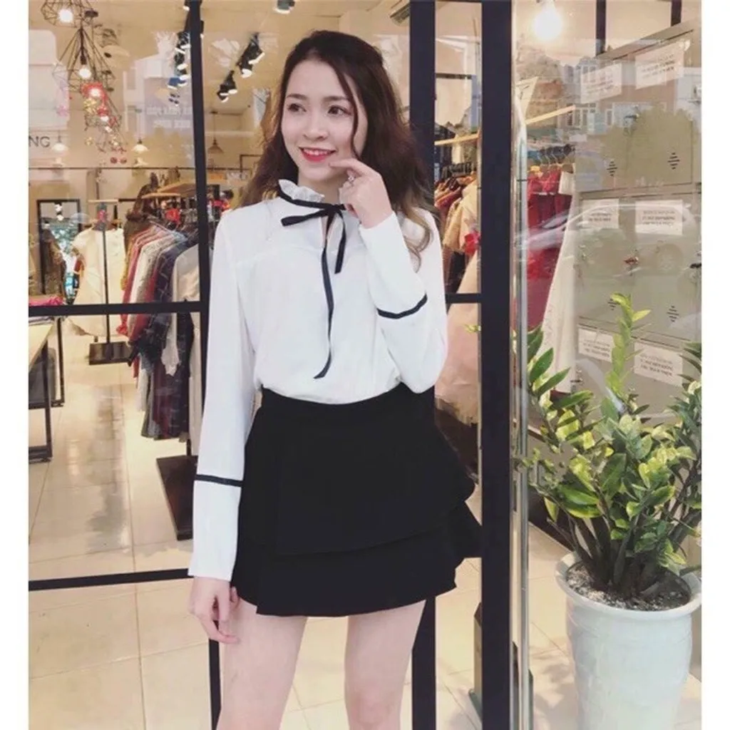 Chân Váy Ngắn Có Quần Trong, Chân Váy Xòe 2 Tầng Dễ Mix Đồ - Dmastore
