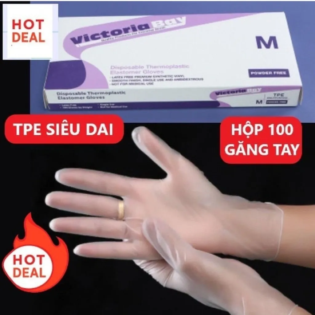 Alternative view of Hộp 100 Cái Găng Tay Victoria Siêu Dai Tiện Lợi Ctb52 - Bechip