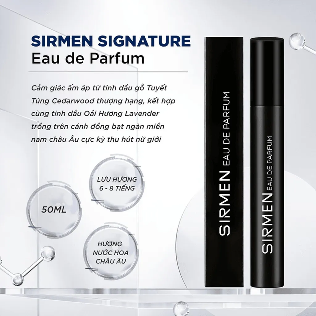 Alternative view of [1 Chai - 10ml] Nước Hoa Nam Sirmen Signature Eau De Parfum Châu Âu Europe Gentlemen Cao Cấp