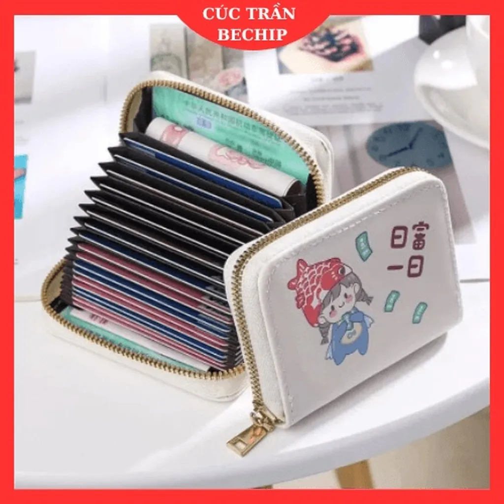 Ví Nữ Cầm Tay Mini 10 Ngăn Tiện Lợi Ctb26 - Bechip