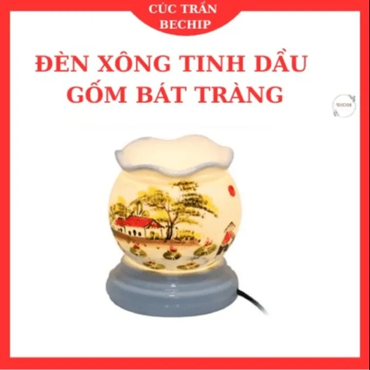 ( Hàng Vỡ Không Nhận ) Đèn Xông Tinh Dầu Gốm Bát Tràng Ctb203– Bechip