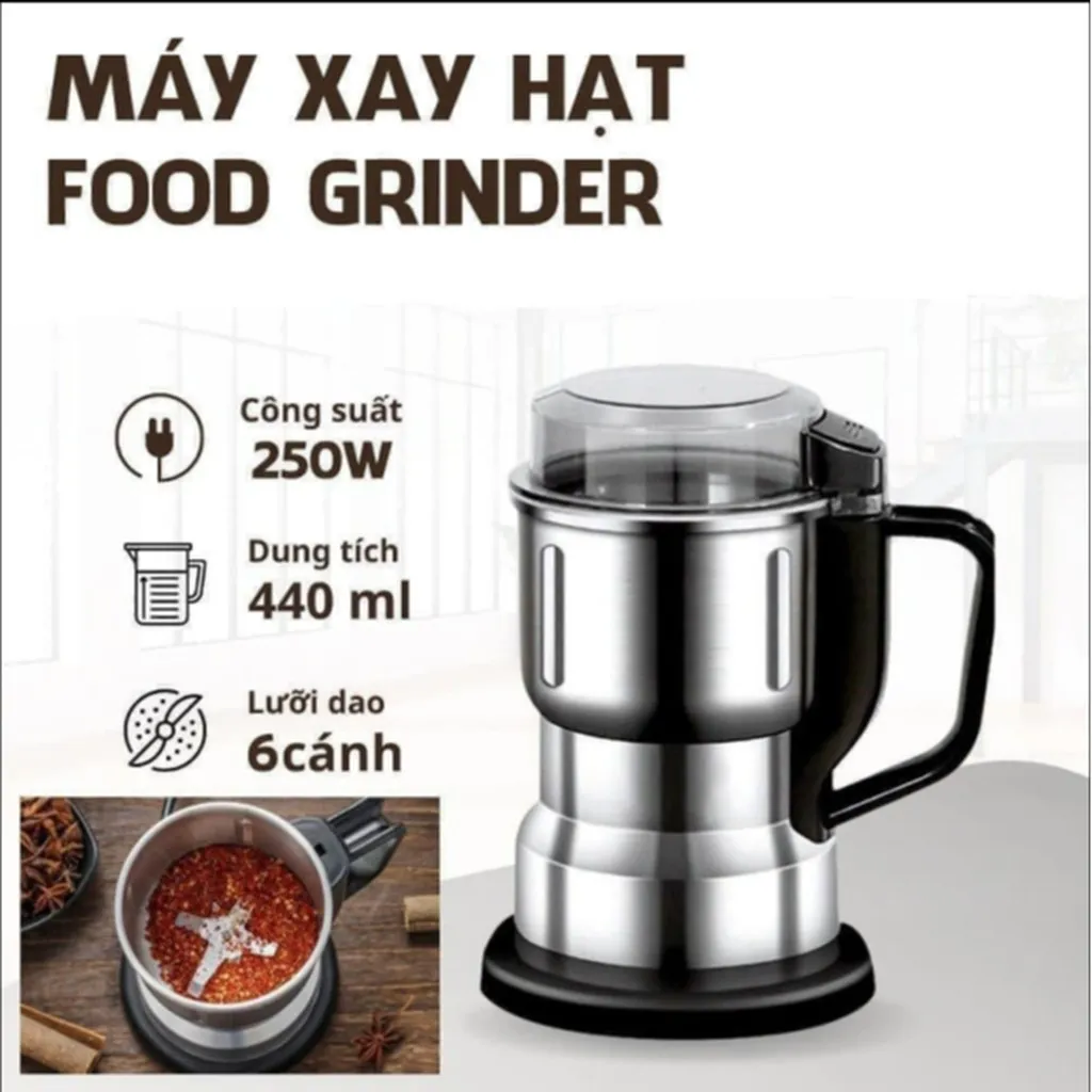Alternative view of Máy Xay Hạt Khô Cao Cấp Siêu Mạnh Food Grinder Ctb66- Bechip