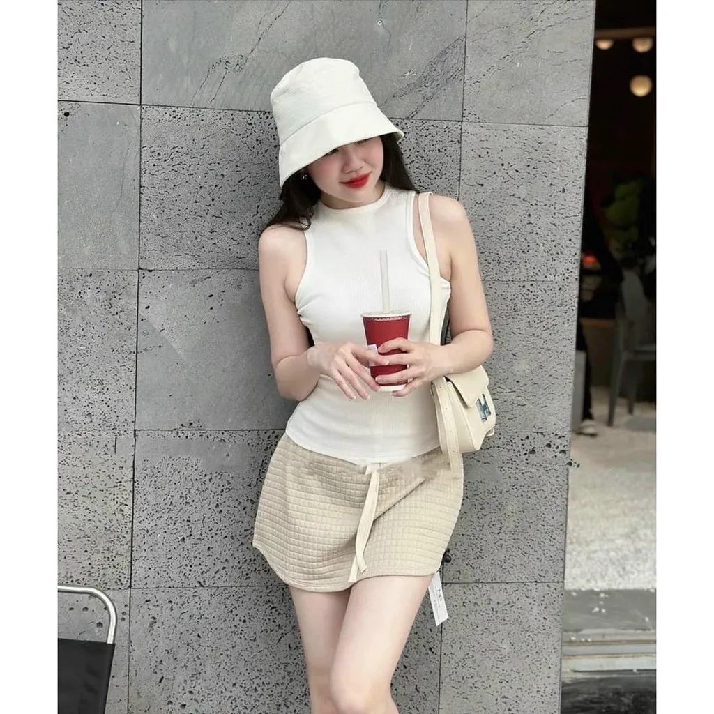 Áo Thun Tăm Sát Nách Năng Động, Trẻ Trung Với Chất Gân Tăm Co Dãn Tốt-chipxinhxk