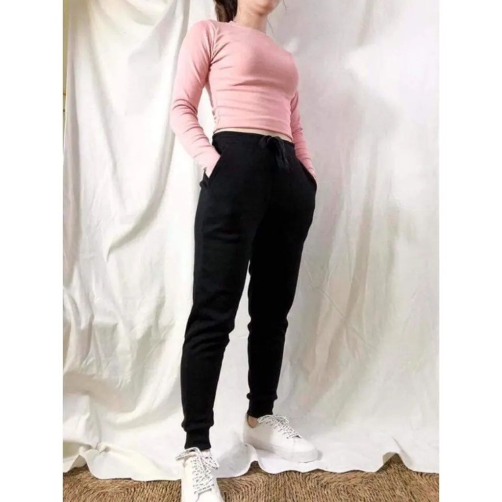 Alternative view of Quần Thể Thao Tập Gym Nữ, Quần Jogger Gân Tăm Dày Dặn Cho Nữ - Dmastore