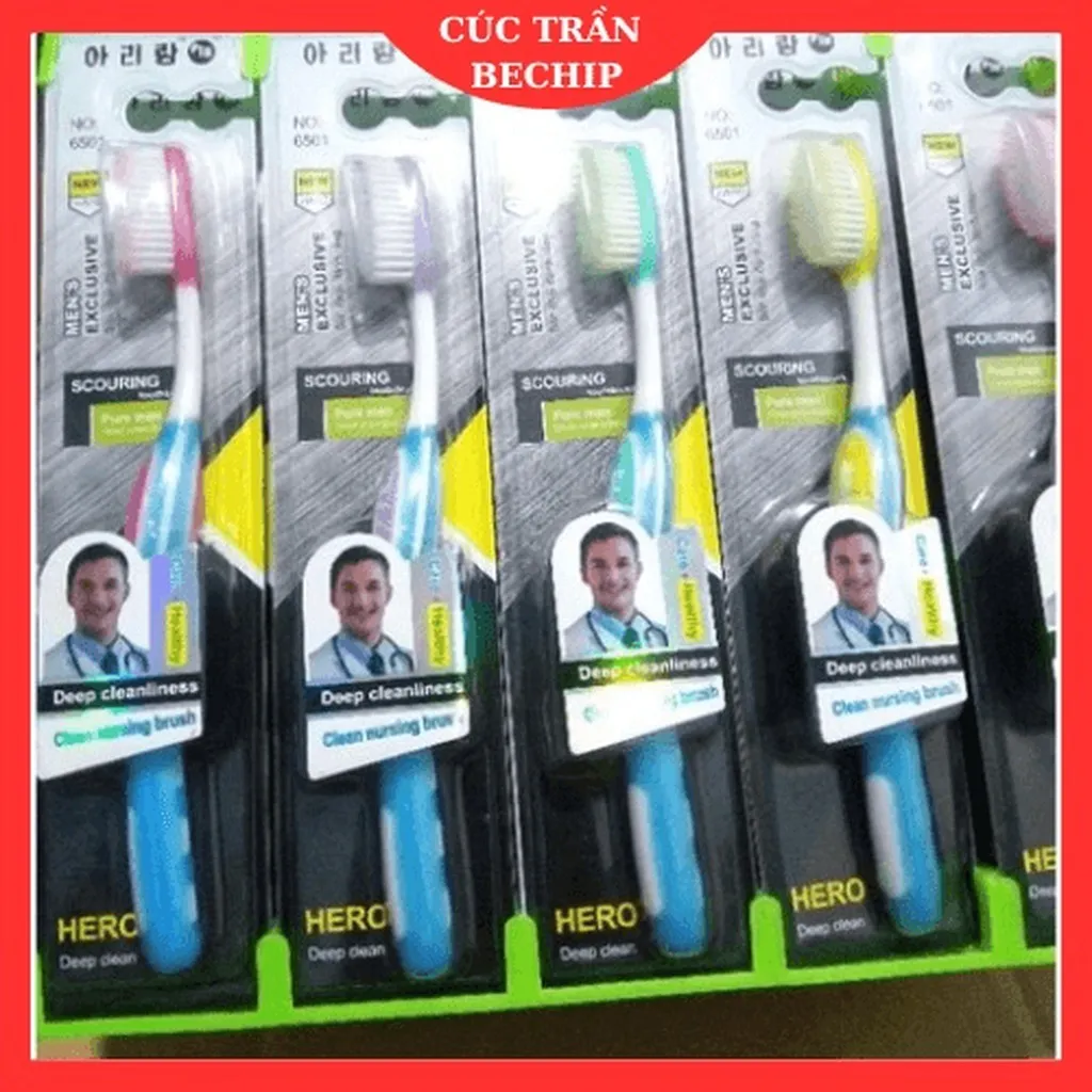 Combo 5, 10 Bàn Chải Đánh Răng Ông Già Hàn Quốc Ctb55 - Bechip