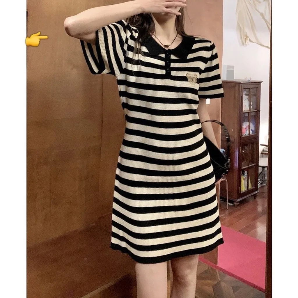 Đầm Sọc Gấu - Lê Phương Boutique