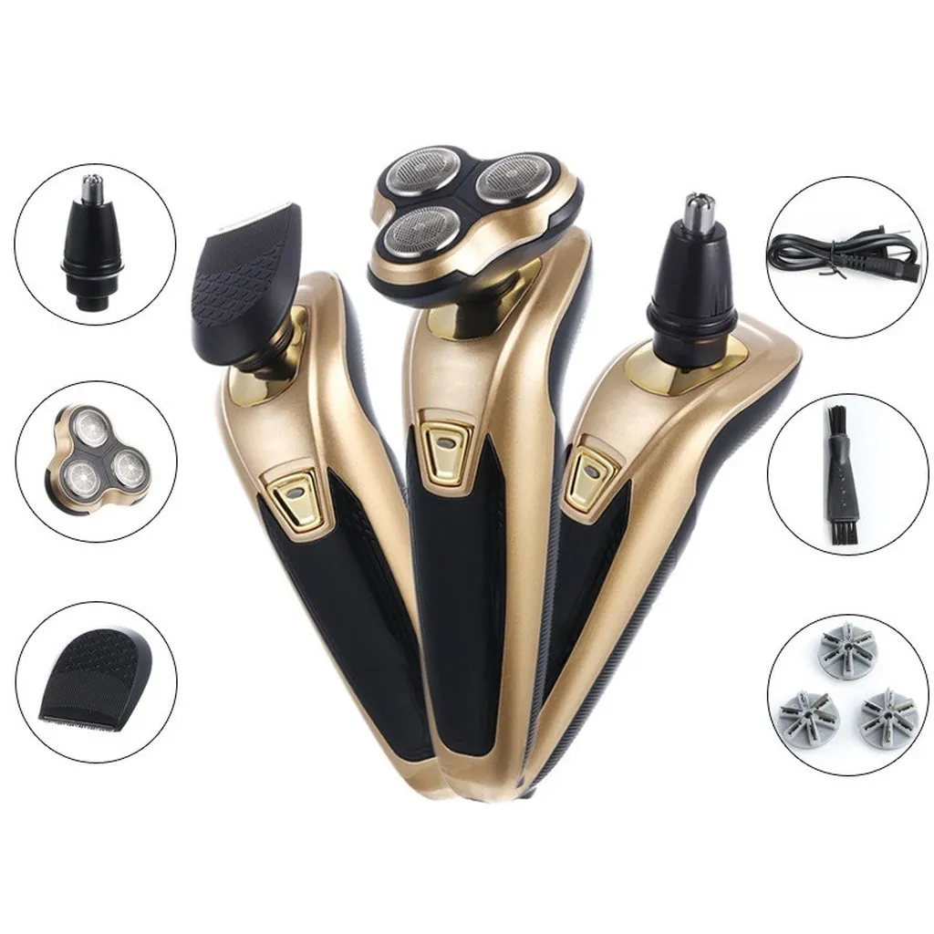 Máy Cạo Râu, Tông Đơ, Tỉa Mũi 3in1 Lưỡi Cạo Thông Minh Cao Cấp