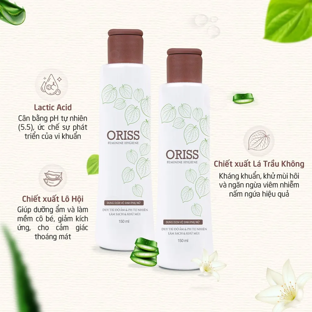 Alternative view of [combo 2] Dung Dịch Vệ Sinh Phụ Nữ 150ml - Oriss