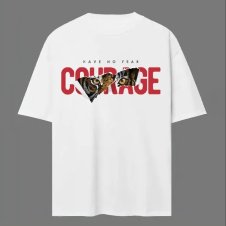 Áo Thun Tay Lỡ Unisex Form Rộng, Phông Nam Nữ In Chữ Courage Siêu Đẹp - Chốt Đi Store