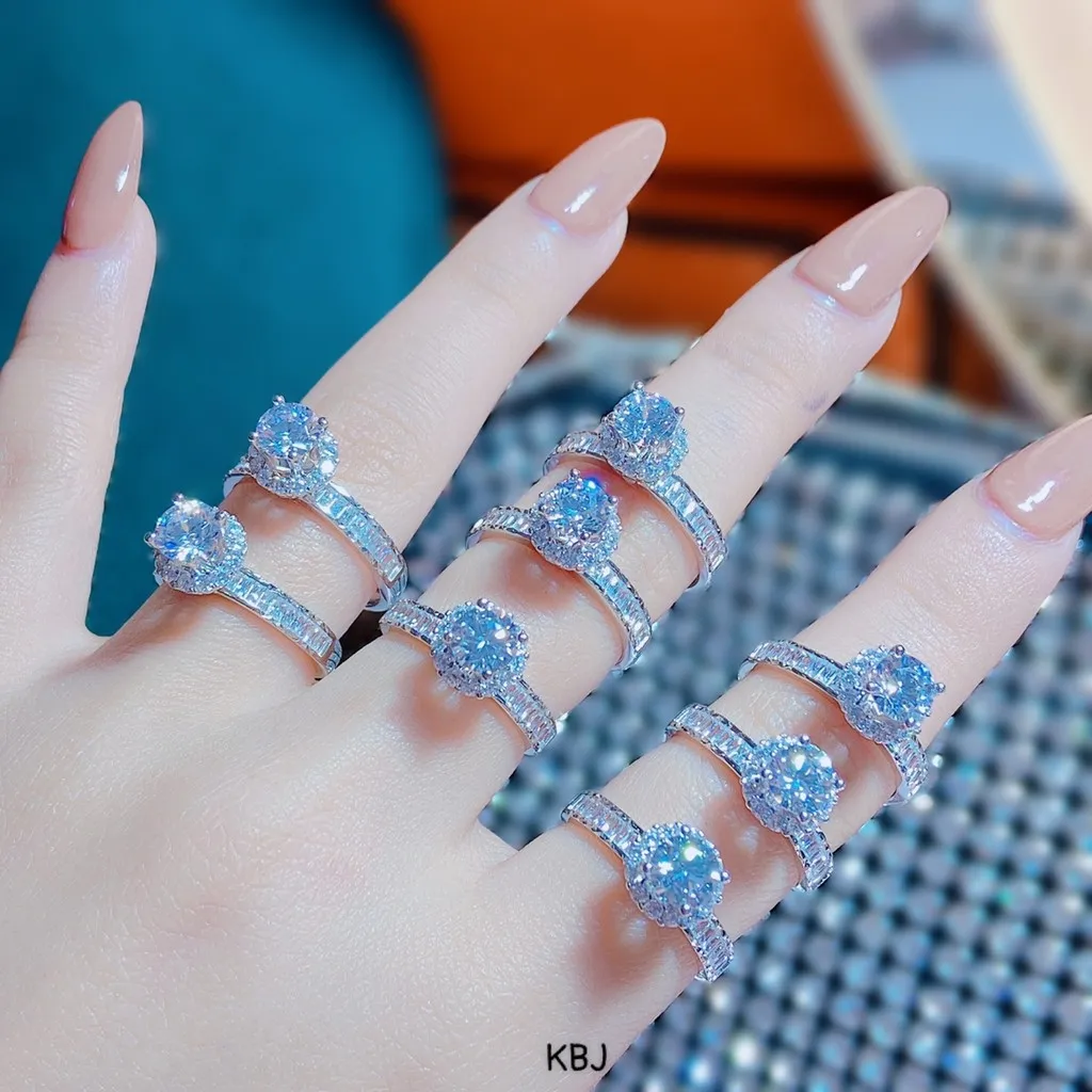 Nhẫn Bạc Ý Xi Bạch Kim Cao Cấp Gắn Đá 5a - Thắng Giang