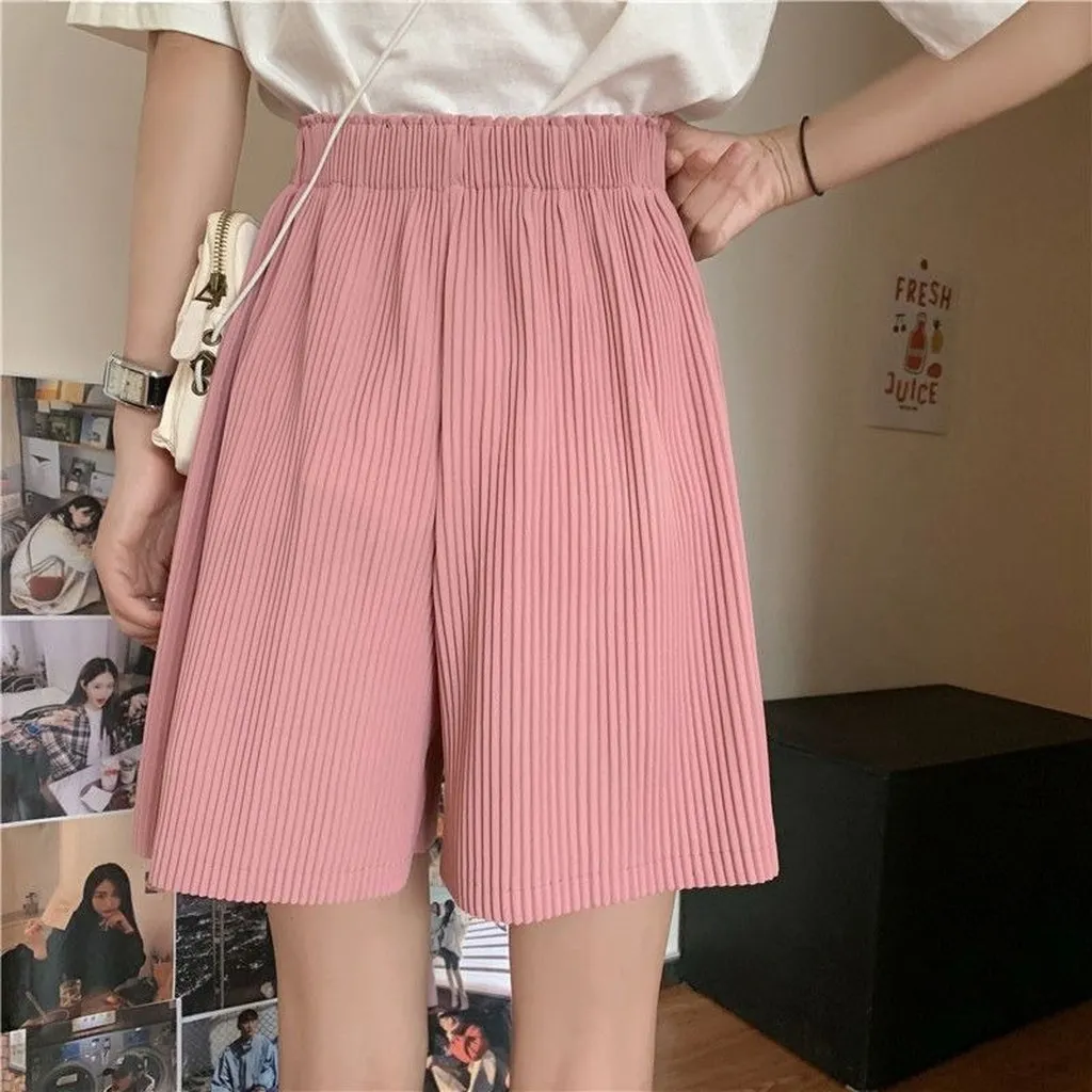 Alternative view of Quần Short Nữ Dáng Ống Rộng, Dập Ly To Qsdlor - Diepchi Fashion