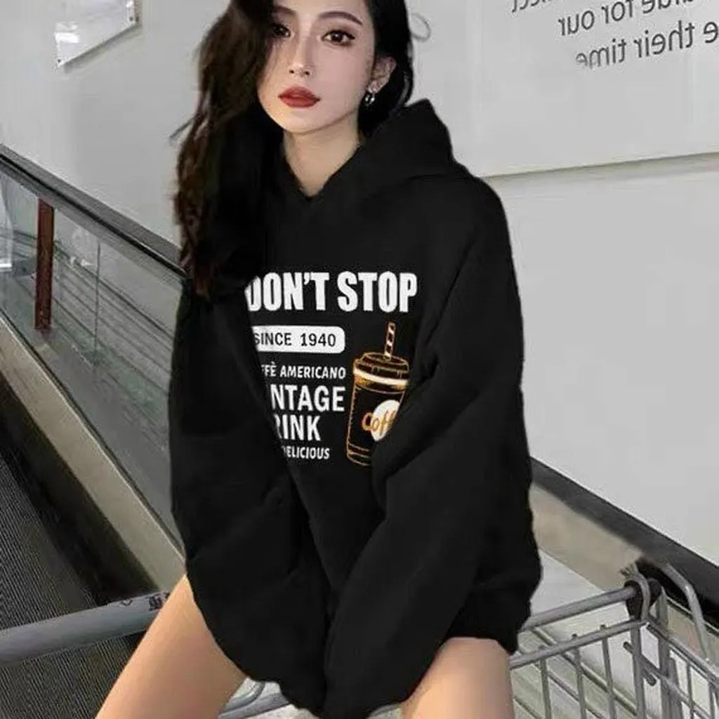 Áo Thun Hoodie Nam Nữ Unisex Don't Stop Chất Nỉ Poly - Ausa House