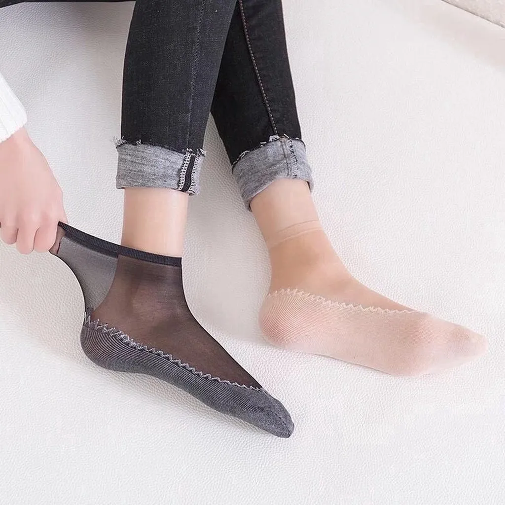 Combo 5 Đôi Tất Lụa Chống Trơn Tlct - Diepchi Fashion