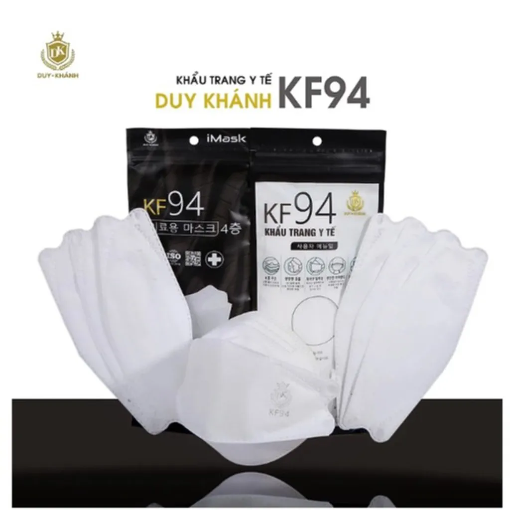 Alternative view of Combo 100 Cái Khẩu Trang Kf94 Chống Bụi Siêu Mịn Duy Khánh Ctb74 - Bechp