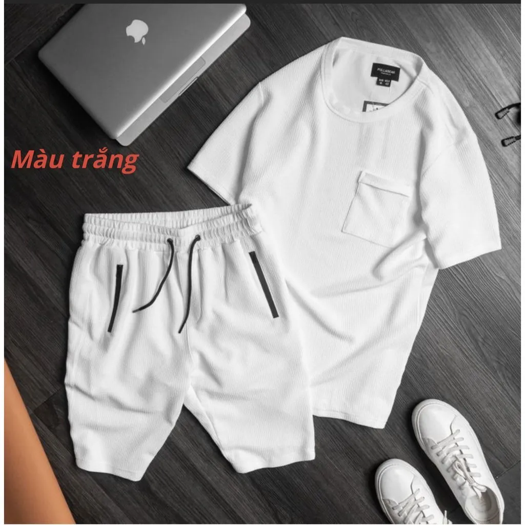 Alternative view of Bộ Quần Áo Thể Thao Nam Cộc Tay Chất Vải Xốp Thái Mềm Mịn Thoáng Mát Mặc Nhà Đi Chơi Tx05 - Chốt Đi Store