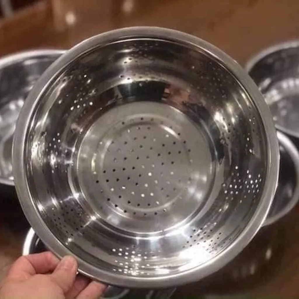 Alternative view of Set 5 Món Rổ Và Thau Inox - Su