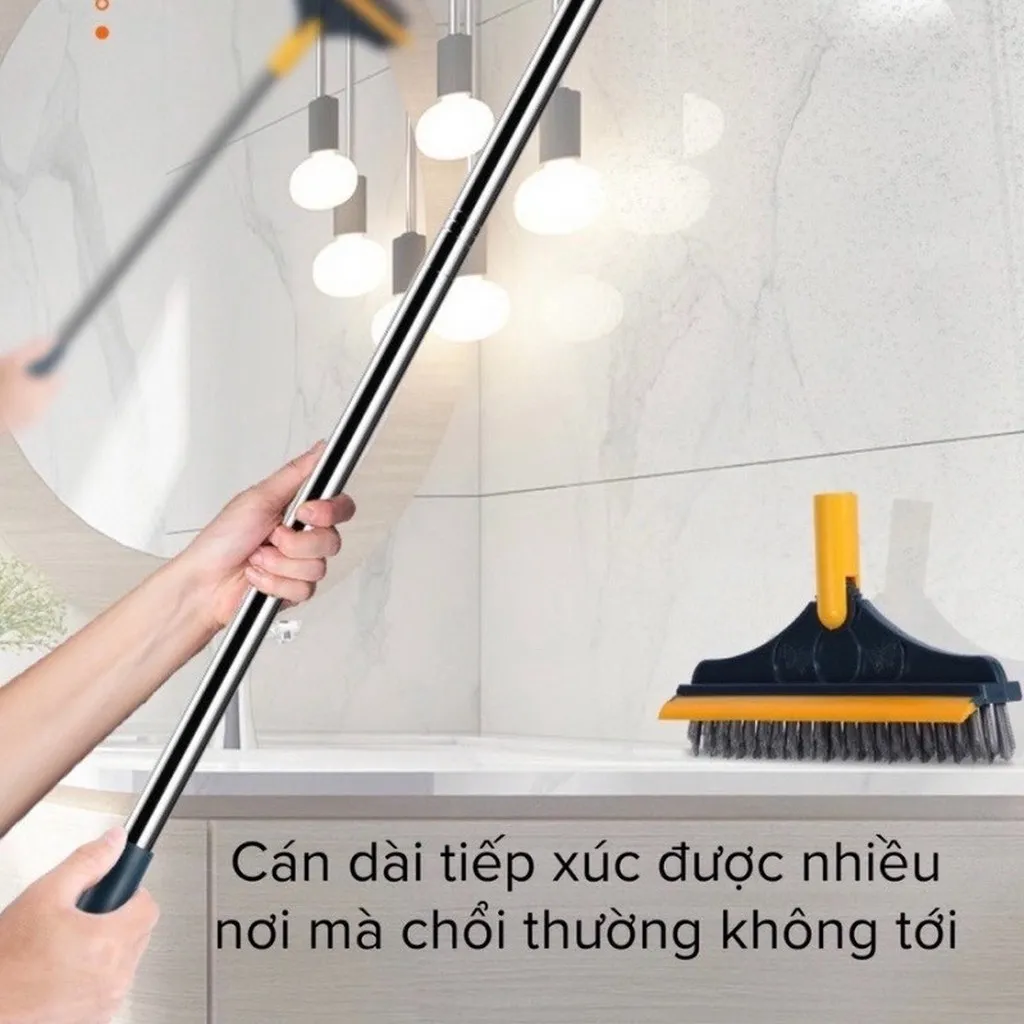 Alternative view of Cây Chà Sàn Nhà Tắm Thông Minh , Đầu Chổi Xoay 120 Độ - Su
