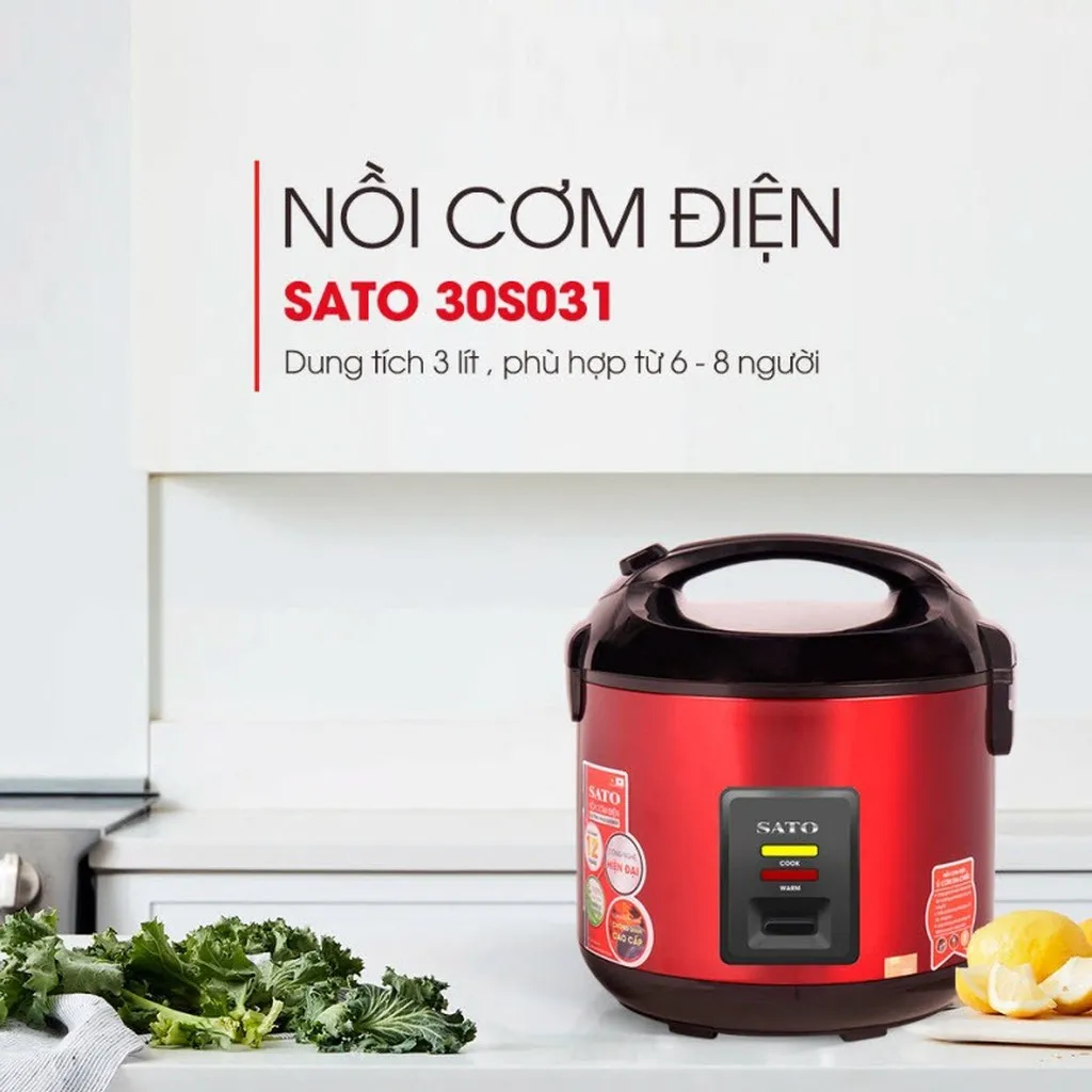 Nồi Cơm Điện Sato 30s031 3.0l - Sato