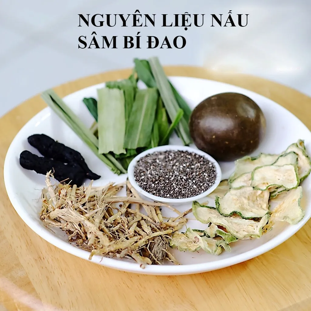 Set Nguyên Liệu Nấu Sâm Bí Đao 4-5 Lit Nước - Minh Ngọc